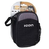 Icon RWC111-GRY Point and Shoot Camera Bag (Black/Gray)