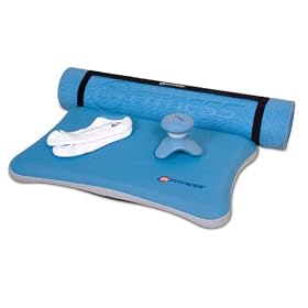 Wii 5-In-1 24 Hour Fitness Bundle – Blue