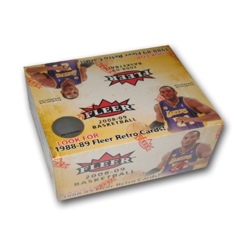 2008/09 Fleer NBA Basketball Massive 36 Pack Factory Sealed Retail Box Plus One Autograph or Memorabilia Card! Derrick Rose RC Year Product !