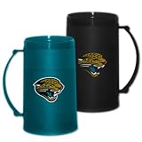Jacksonville Jaguars 15 oz Freezer Mug 2 Pack: Home & Away H20 Mug Set