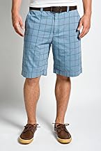 Windowpane Check Pattern Short