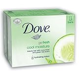Dove Bar Soap, Cool Moisture, 16 Count