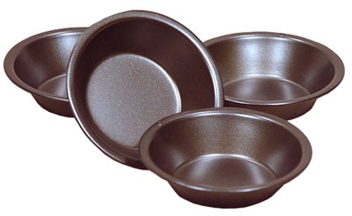 4 Pie Pans, Mini, Nonstick / Non-Stick Set of 4