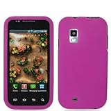 Hot Pink Silicone Rubber Gel Soft Skin Case Cover for Samsung Fascinate i50 ....