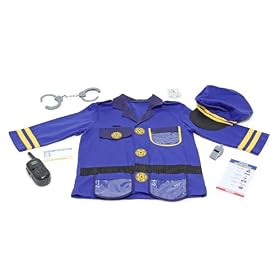 Melissa & Doug Police Officer Role Play Costume Set