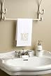 Set of 6 Monogram Embroidered Guest Towel - L Set of 6 Monogram Embroidered Guest Towel - L