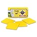 Post-it Super Sticky Full Stick Notes, 3x3 in, 12 Pads, 2X The Sticking Power, Electric Yellow, Recyclable (F330-12SSY)