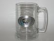 JACKSONVILLE JAGUARS 15 ounce GLASS TANKARD MUG with Pewter Logo