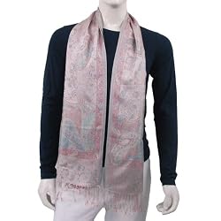 Handmade Mens Neck Scarf Silk 12 x 60 inches