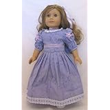 Colonial Traveling School Work Spring Summer Tea Gown Dress Outfit Doll Clothes Fits American Girl 18' Doll Felicity Elizabeth