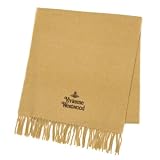 ヴィヴィアン ウエストウッド Vivienne Westwood ロゴ刺繍 ウールマフラー キャメル F282 SEO 0002 【2011-2012秋冬新作】【並行輸入品】 SEO
