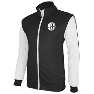 Brooklyn Nets Adidas Lightweight Polyester Mesh Jacket by Adidas