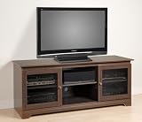 LIMITED TIME OFFER Prepac Francesca 60 Plasma LCD TV Console Espresso FREE SHIPPING