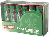 Sanyo Am12Aaa Alkaline Batteries Multipacks (Aaa 12Pk)