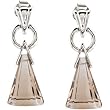 Genuine Smoky Quartz Earrings Sparkling Sterling Silver