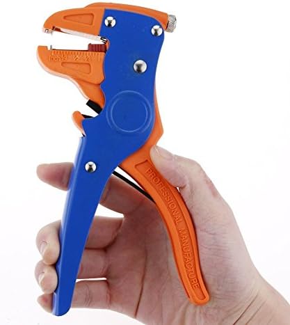 Nakor New/Durable 2 in 1 Adjustable Automatic Cable Wire Stripper with Cutter/Bend Nose Bolt Clippers/Eagle Nose Pliers