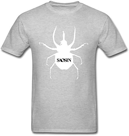 TYMLLER Men's Saosin Logo T-shirt Size L Grey