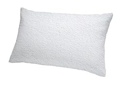 Comfort Shield Terry Waterproof Pillow Protector, White, Standard