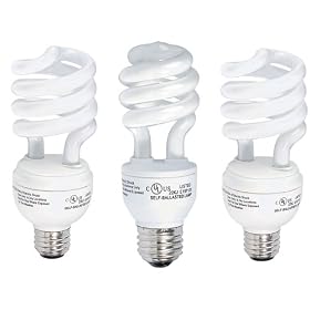 Globe House Full of Bulbs Compact Fluorescent Spiral Bulbs (60-Watt, 100-Watt, 50/75/125-Watt Incandescent Equivalents), Variety Pack #0701001