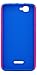 BLU CandyShield PC+TPU case for Studio 5.0C HD - Carrying Case - Retail Packaging - Neon Pink+Blue