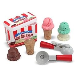 MELISSA & DOUG ICE CREAM SCOOP SET
