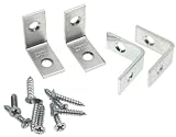 Stanley Hardware 75-6104 1" Corner Braces - Zinc Plated 4 per Package