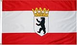 New 3x5 State Service Flag of Berlin German Flags