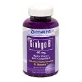 MRM Ginkgo B Vegetarian Capsules, 60 mg, 120-Count Bottles