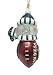 NFL San Diego Chargers Lighted LED Football Snowman Christmas Ornament