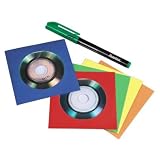 Hama Mini DVD/CD Paper Sleeves 25, in colour sorted