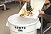 Rubbermaid Commercial Products Brute 32G Vented Trash Container, Black, for Restaurants/Landscapers/Construction Sites/Back of House/Offices/Warehouses/Commercial Environments, Pack of 6