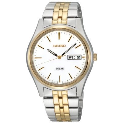 Seiko Mens SNE032 Two-Tone Dial Watch
