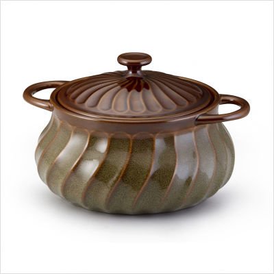 Paula Deen Stoneware 4 Bean Pot