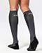 2XU Men's Performance Compression Run Sock, Titanium/Black, Medium