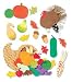 Jolees  Boutique Harvest Themed Ornate Stickers, Cornucopia