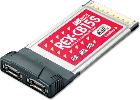 ���g�b�N�V�X�e�� �C���^�[�t�F�C�X�J�[�h eSATA CardBus PC�J�[�h REX-CB15S