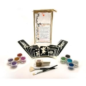 Glitter Temporary Tattoo BIG Party Kit 60 Tattoos - Water Proof Do It Yourself! Glitter Temporary Tattoo BIG Party Kit 60 Tattoos - Water Proof Do It Yourself!