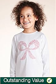 Pure Cotton Cat Bow T Shirt
