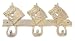 Cast Iron Horse Head Coat Hanger - 3 Hooks