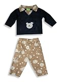 SnoPea - Newborn/Infant Baby Boys Long Sleeved Pant Set, Brown, Blue