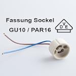 Halogenlampen GU10 Fassung VDE Hochvo...