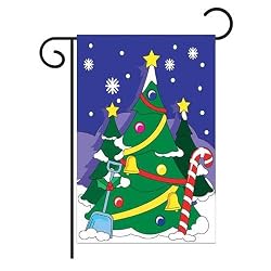 Christmas Tree Garden Flag