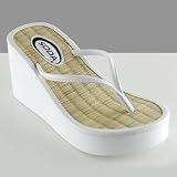 AIRGAS Women Wedge Sandals White