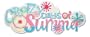 Jolees  Boutique A Day At The Beach Title Waves Stickers, Crazy Days