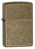 Kitchen & Housewares : Antique Brass (ZI201FB) Category: Antique Finish Zippo Lighters