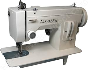Amazon.com: Alphasew PW200 Portable Walking Foot Flat Bed Sewing Machine