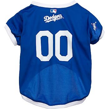Los Angeles Dodgers Pet Dog Baseball Jersey SMALL