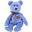 Ty Beanie Babies - America the Bear (Blue Version).