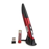 2,4 Ghz Pen Mouse Stift Maus Computermaus Geschenkidee kabellos neu rot