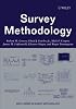 Survey Methodology (Wiley Series in Survey Methodology)